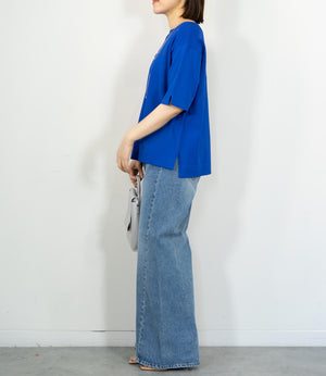 ハーフスリーブニット