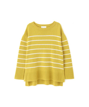 ウールカシミヤクルーボーダーＰＯ