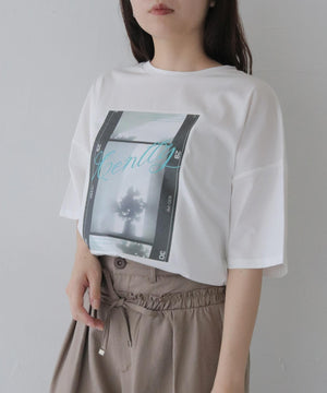 【接触冷感】ラウンドテールフォトTシャツ