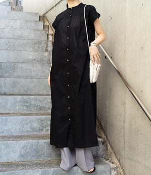 コットンロングワンピース