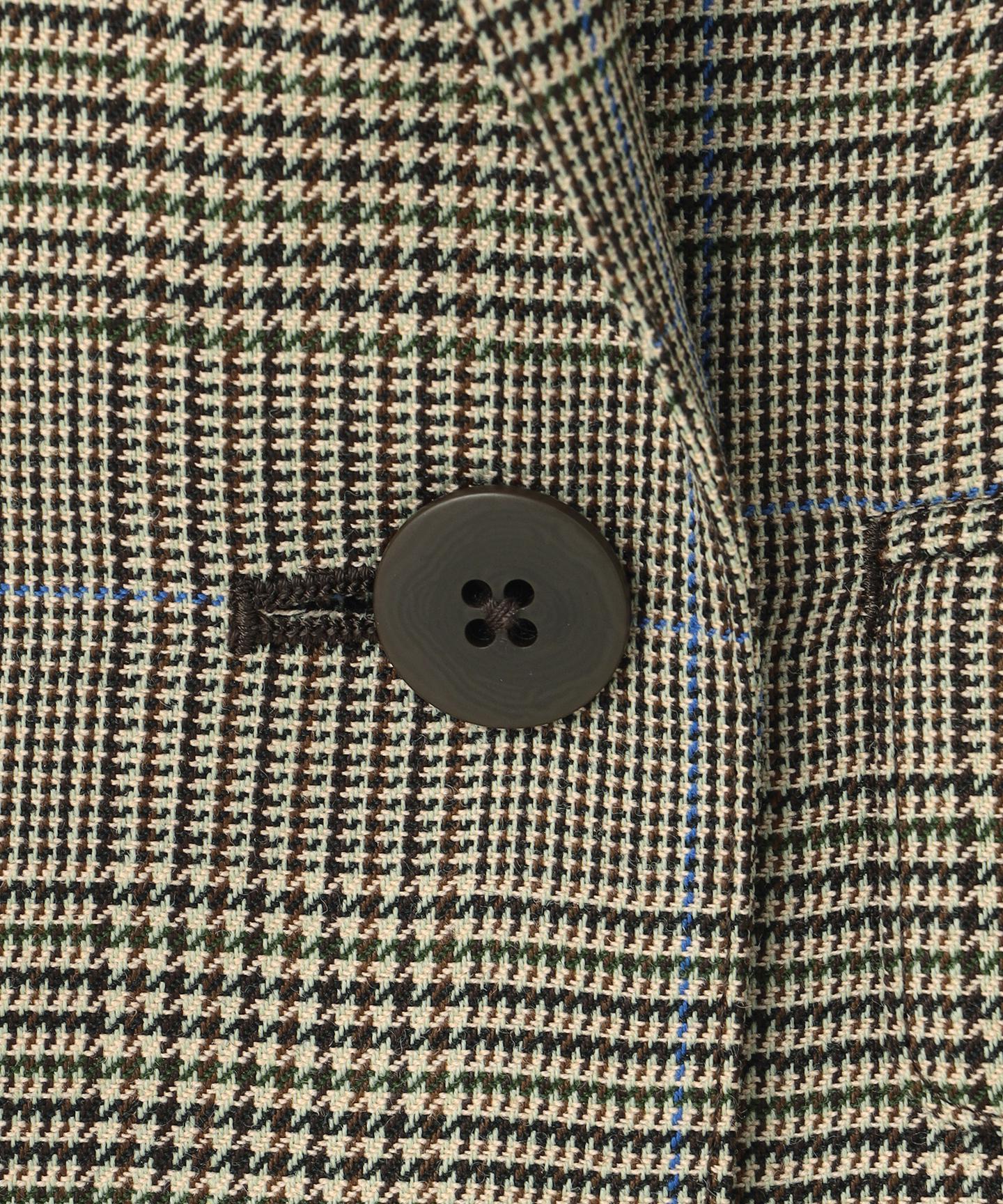 モナベールツイル チェック ダブル ジャケット