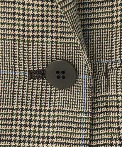 モナベールツイル チェック ダブル ジャケット