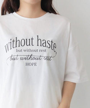【接触冷感】エレガンスロゴTシャツ