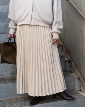 ラメプリーツフレアスカート