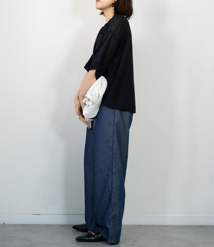 デニムライクイージーパンツ