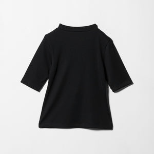 ニットライク モックネック カットソー