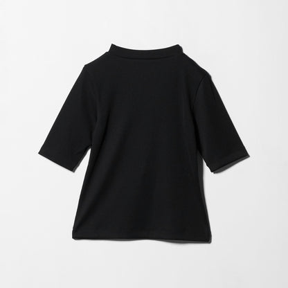 ニットライク モックネック カットソー