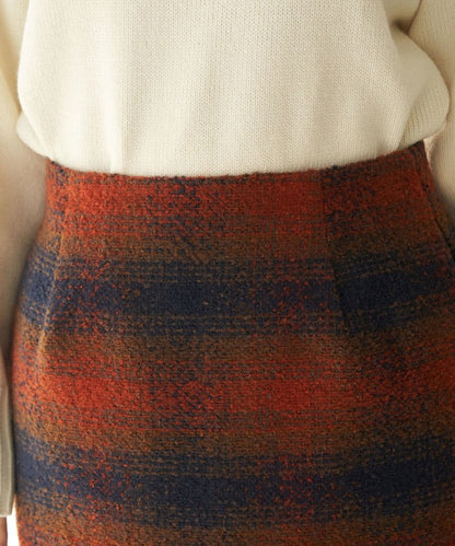 チェックスカート