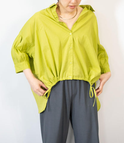 フロントドロストシアーシャツ