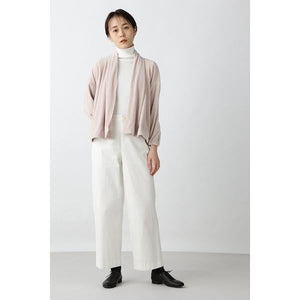 コーデュロイボンバーフーデッドカーディガン