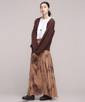 ハミルトン ケーブルショートカーディガン 長袖