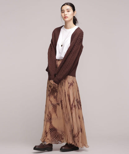 ハミルトン ケーブルショートカーディガン 長袖