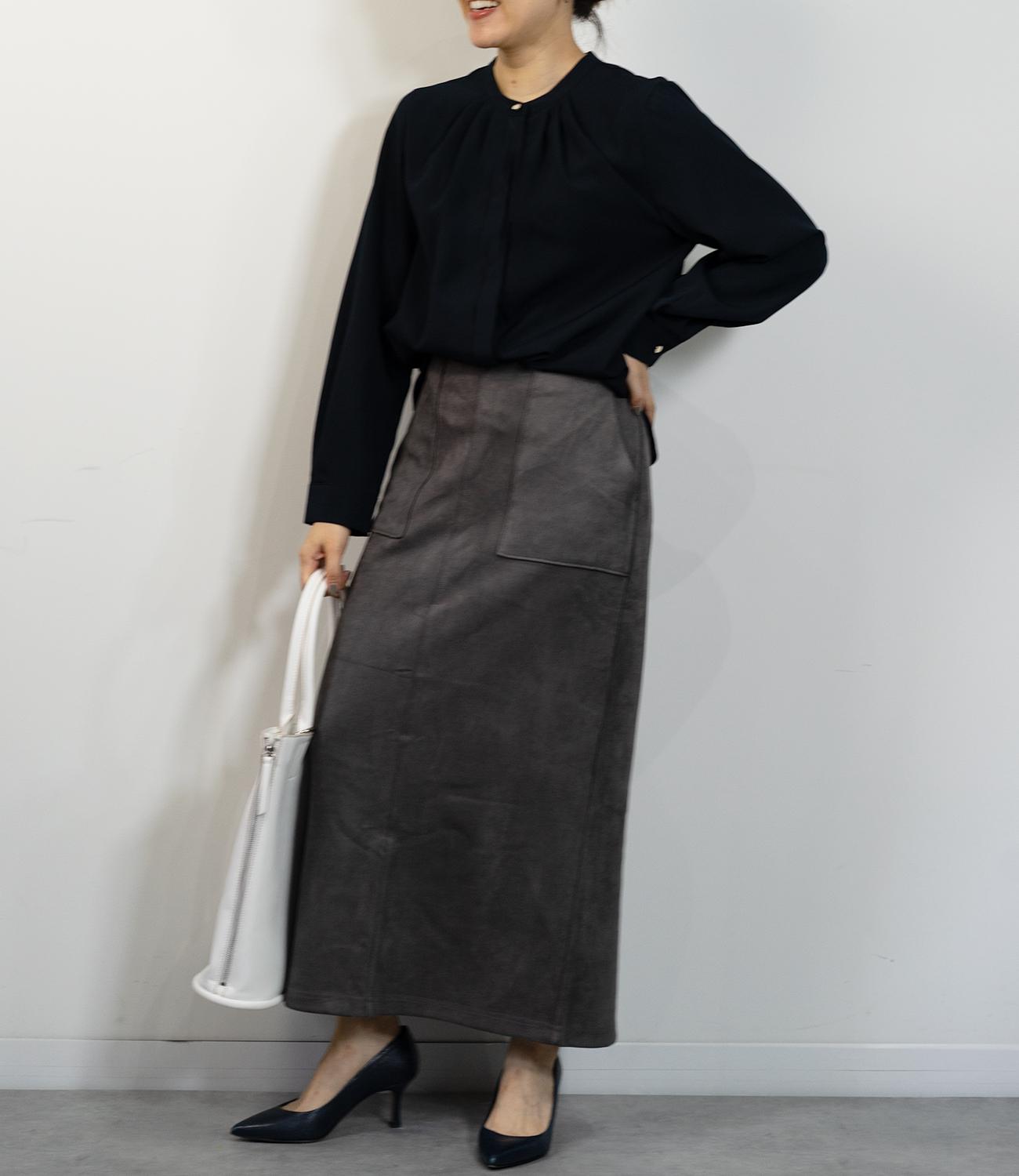 タックフレアブラウス