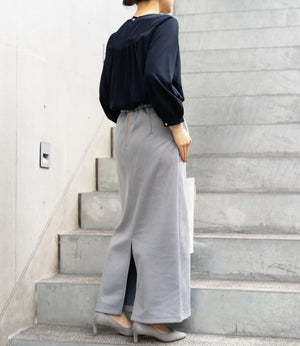 アシンメトリーフレアブラウス