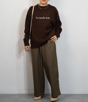 ワイドストレートパンツ