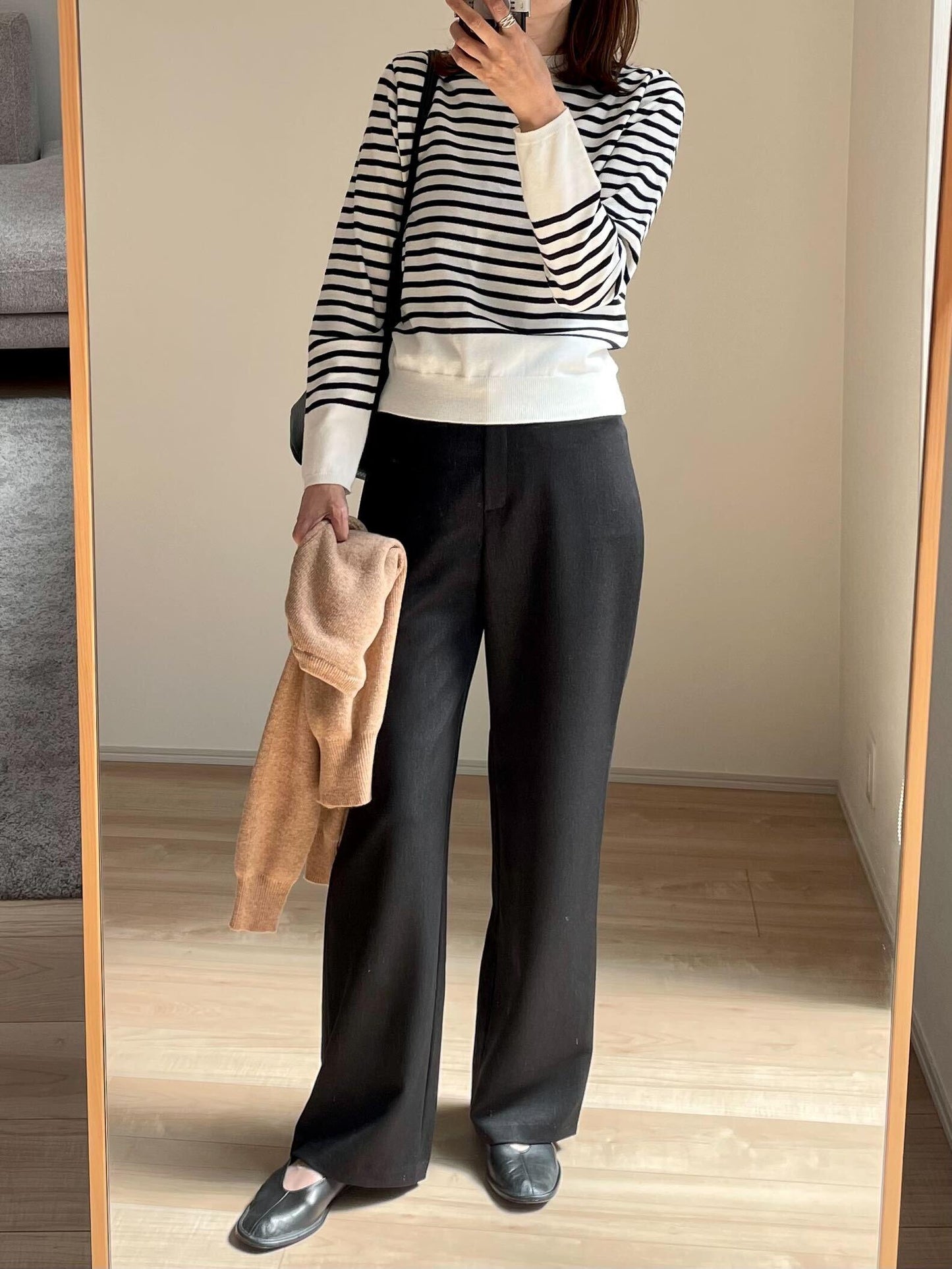 スパンデックスデニムライクパンツ