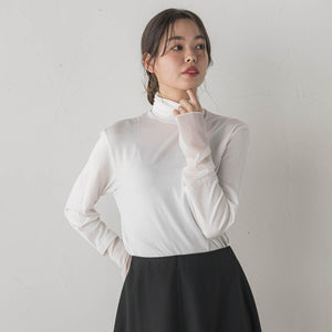 ウォッシャブルベア天竺カットソー≪洗濯機で洗える≫