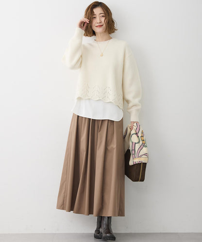 ブライトタフタ タック スカート