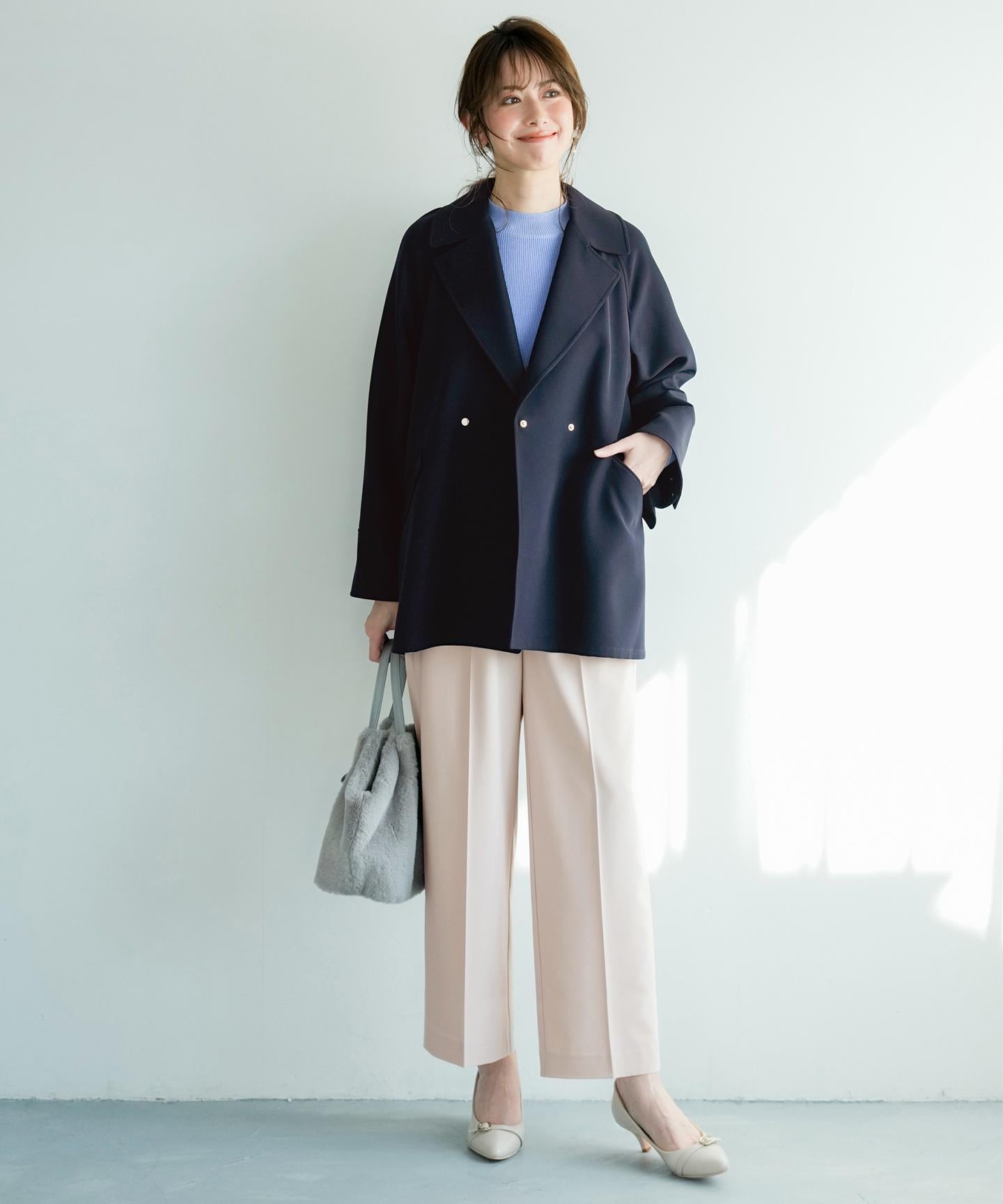 エレカジストレッチミドルトレンチ コート