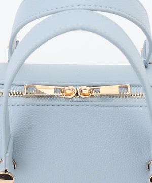 メタルアクセント ボストンバッグ