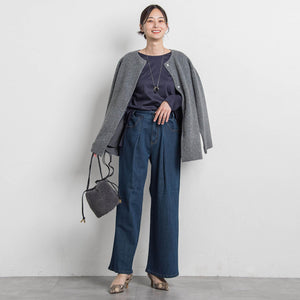 【WEB限定】【VIOLAd'ORO】ボア巾着ミニバッグ　ELMO / V-8925