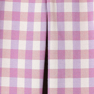 シャイニー ギンガムチェック パンツ