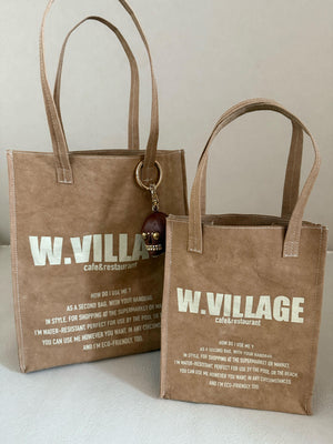 W.VILLAGE paper bag (S)