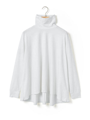 MidiUmi ハイネックフレアプルオーバー