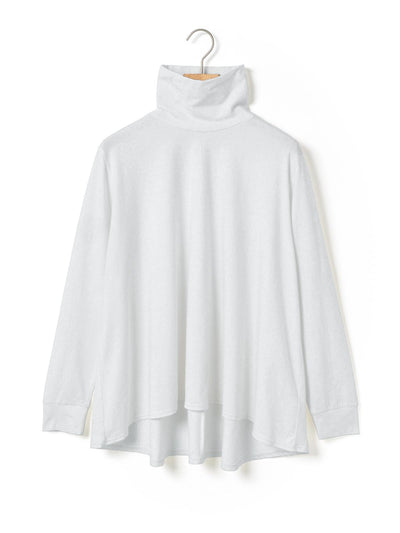 MidiUmi ハイネックフレアプルオーバー