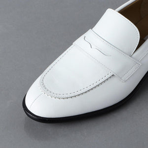 レザー コインローファー