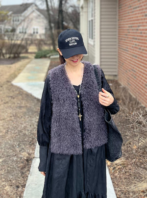 レタリング刺繍キャップ