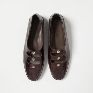 スタッズトリプルベルトモカフラット20↓↑