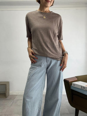 ベーシックリネンカットソー