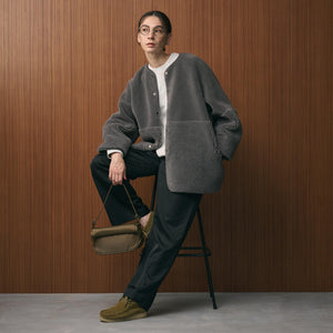 【WEB限定】ボア×フェイクムートン リバーシブルジャケット