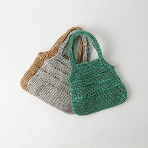 メタリックコード ミニ トートバッグ