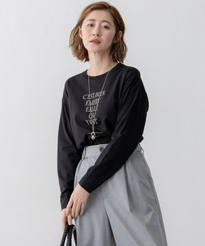 レタープリント ロンTEE