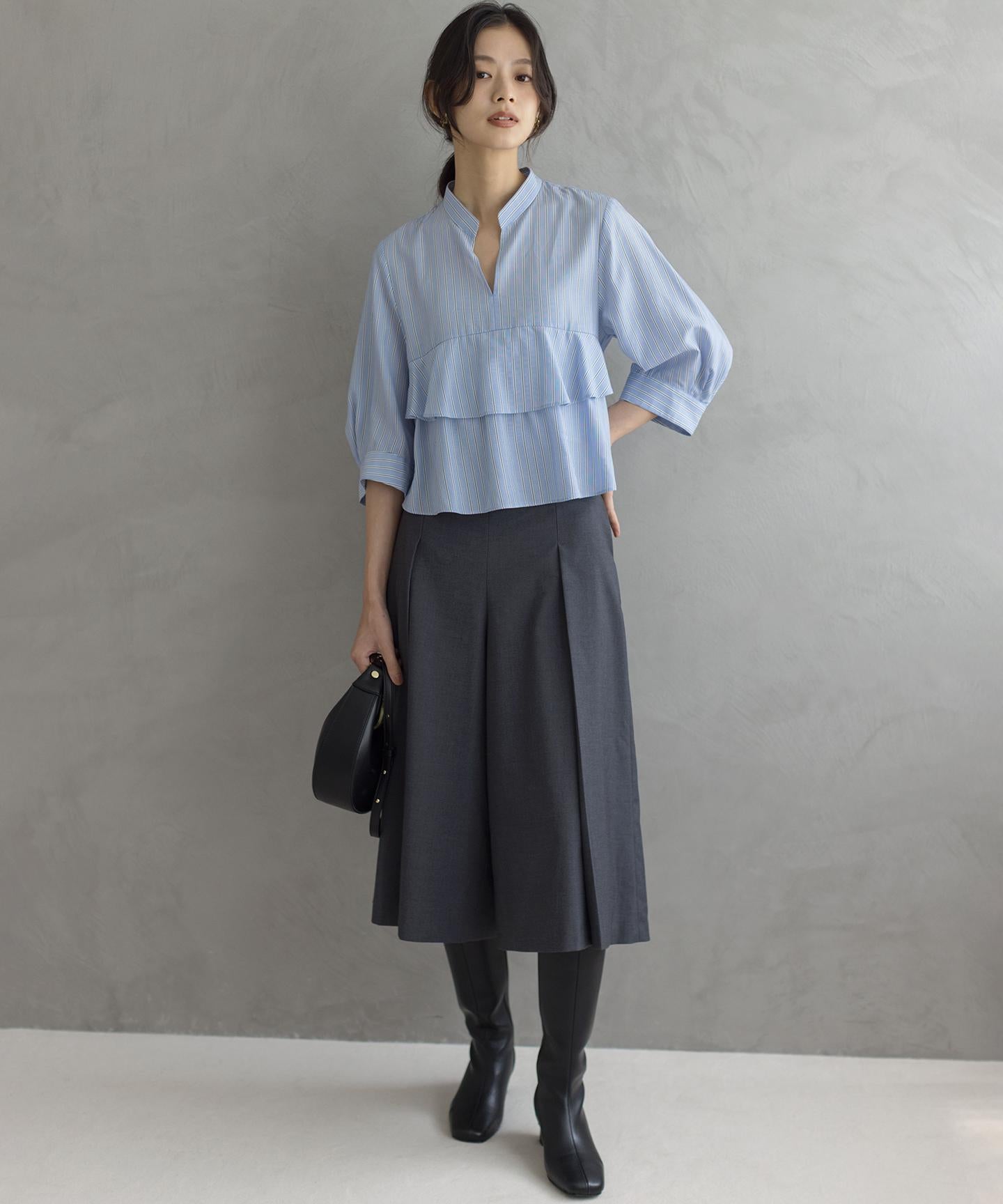 ハンサムツイルキュロット パンツ