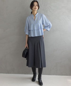 ハンサムツイルキュロット パンツ