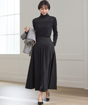 ブライトタフタ タック スカート