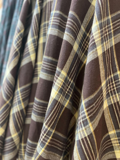 ムードチェックマキシロングスカート