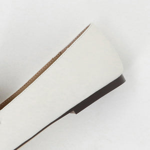 メタルロッドローファー フラット10↑