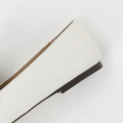 メタルロッドローファー フラット10↑