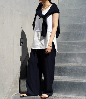 オーバーレイタンクトップ