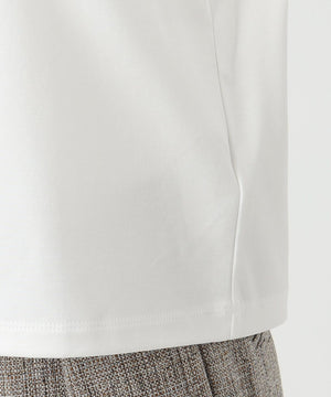 スーピマコットン プレミアムジャージー 半袖クロップド丈Tシャツ