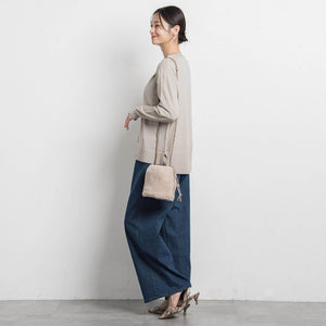 【WEB限定】【VIOLAd'ORO】ボア巾着ミニバッグ　ELMO / V-8925