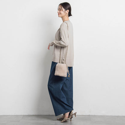 【WEB限定】【VIOLAd'ORO】ボア巾着ミニバッグ　ELMO / V-8925