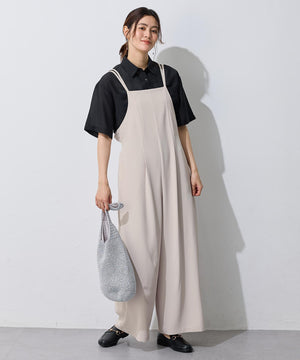 プルオーバー×キャミサロペットセット