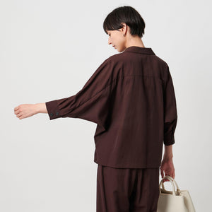 シアー ドルマン ブラウス ジャケット ウォッシャブル