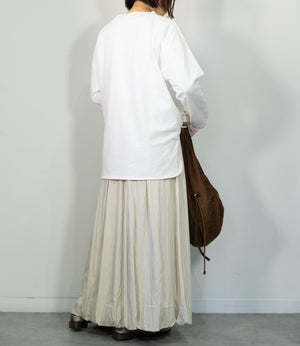 ポイントカラーロングTシャツ