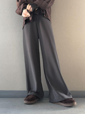 バンディングイージーワイドパンツ